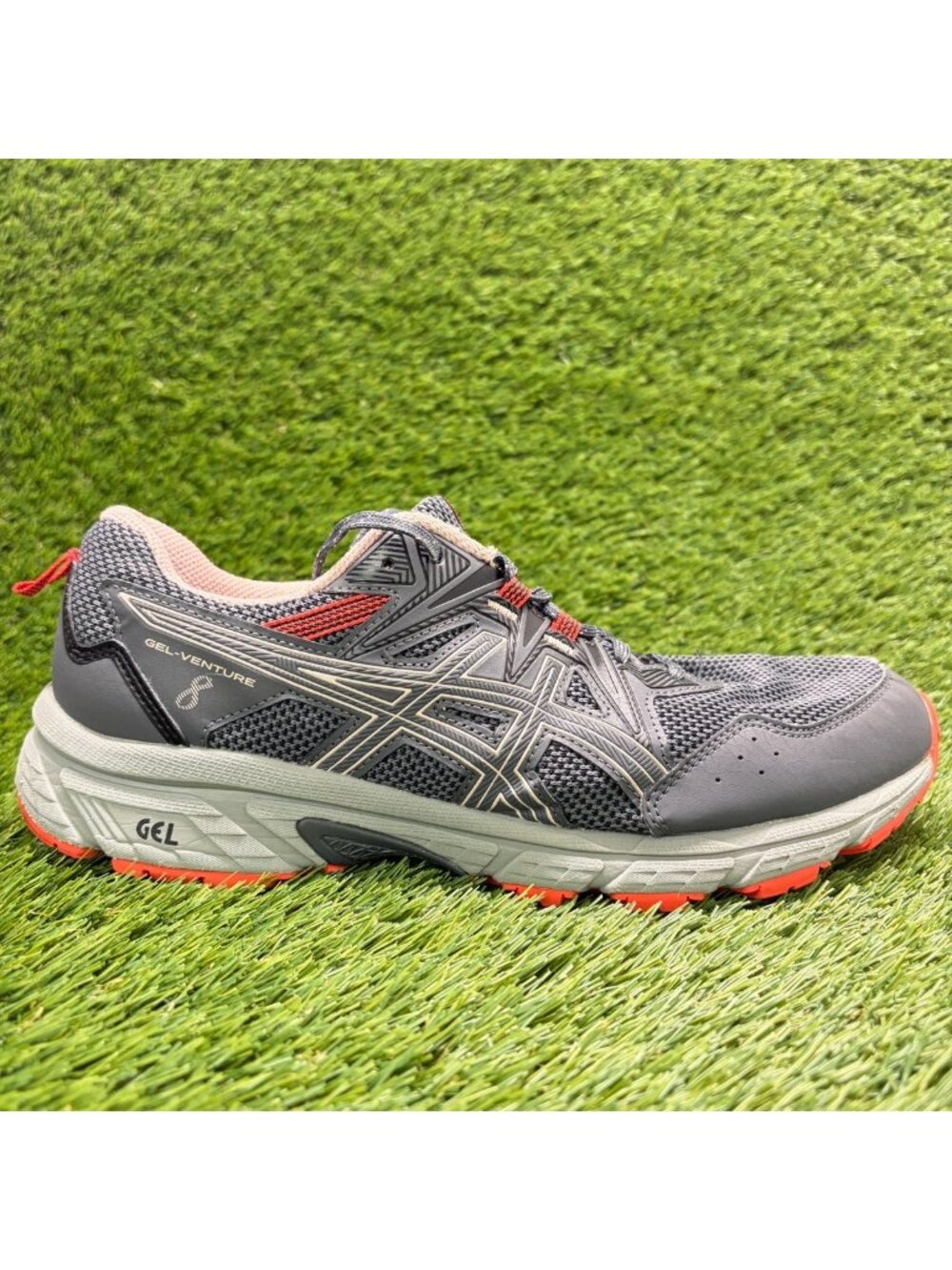 Asics Gel-Venture 8 Womens Size 11D Gray Athletic Running Walking Shoes Sneakers